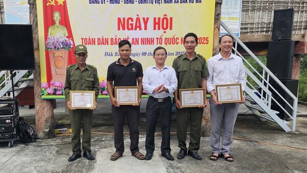 Xã Đăk Rơ Wa Tổ Chức Thành Công Ngày Hội Toàn Dân Bảo Vệ An Ninh Tổ Quốc Năm 2025