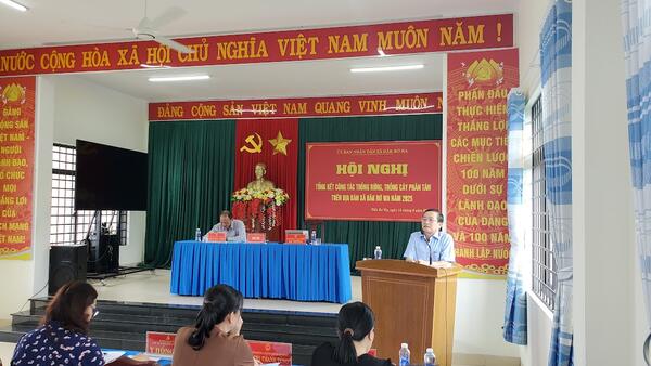 Tổng kết công tác trồng rừng, trồng cây phân tán năm 2025 trên địa bàn xã Đăk Rơ Wa