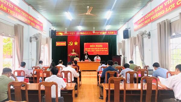 Hội nghị ban Chấp hành Đảng bộ xã Đăk Rơ Wa lần thứ 2, khoá I, nhiệm kỳ 2025-2030